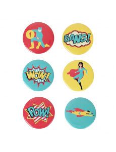 Crachá Super Heróis